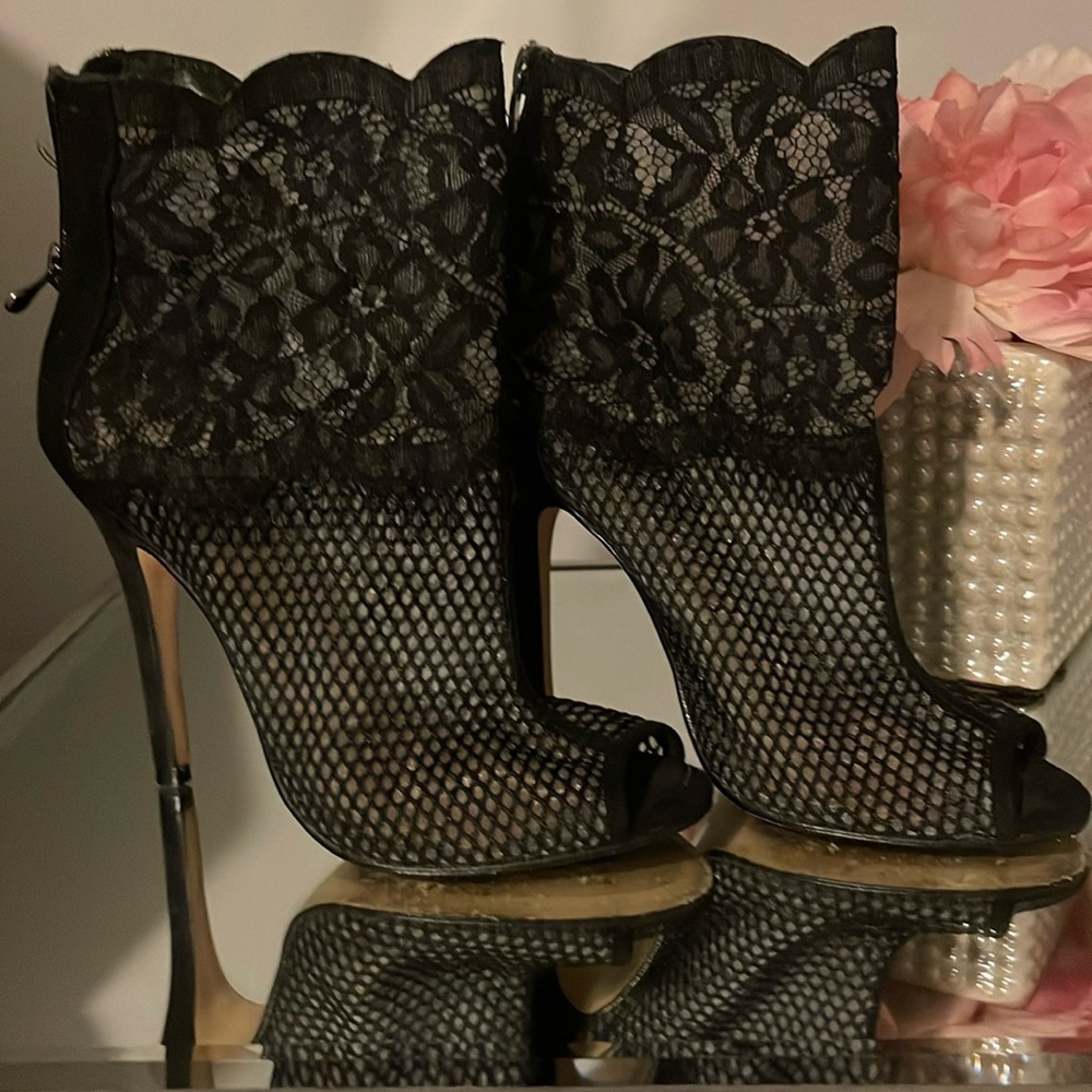Lace booties